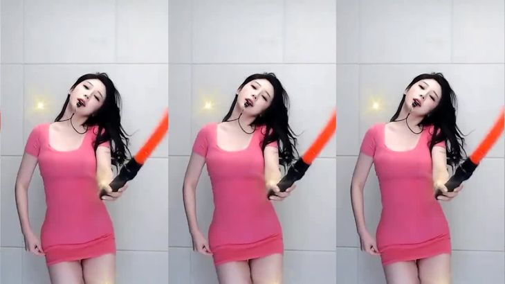 【TIKTOK】抖胸热舞还是粉色好看