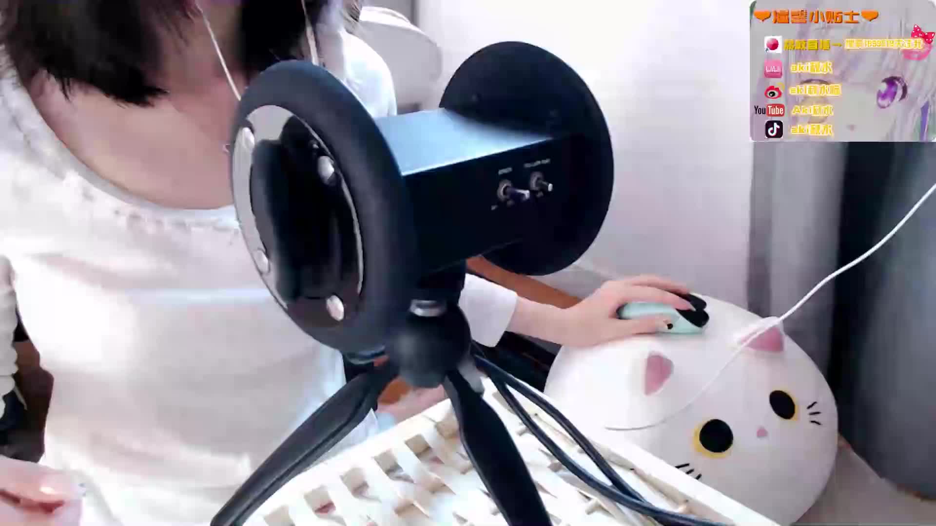 【Aki秋水ASMR】跟秋水一起吃饭团叭~片尾惯例彩蛋 Aki’s Chinese ASMR 吃播