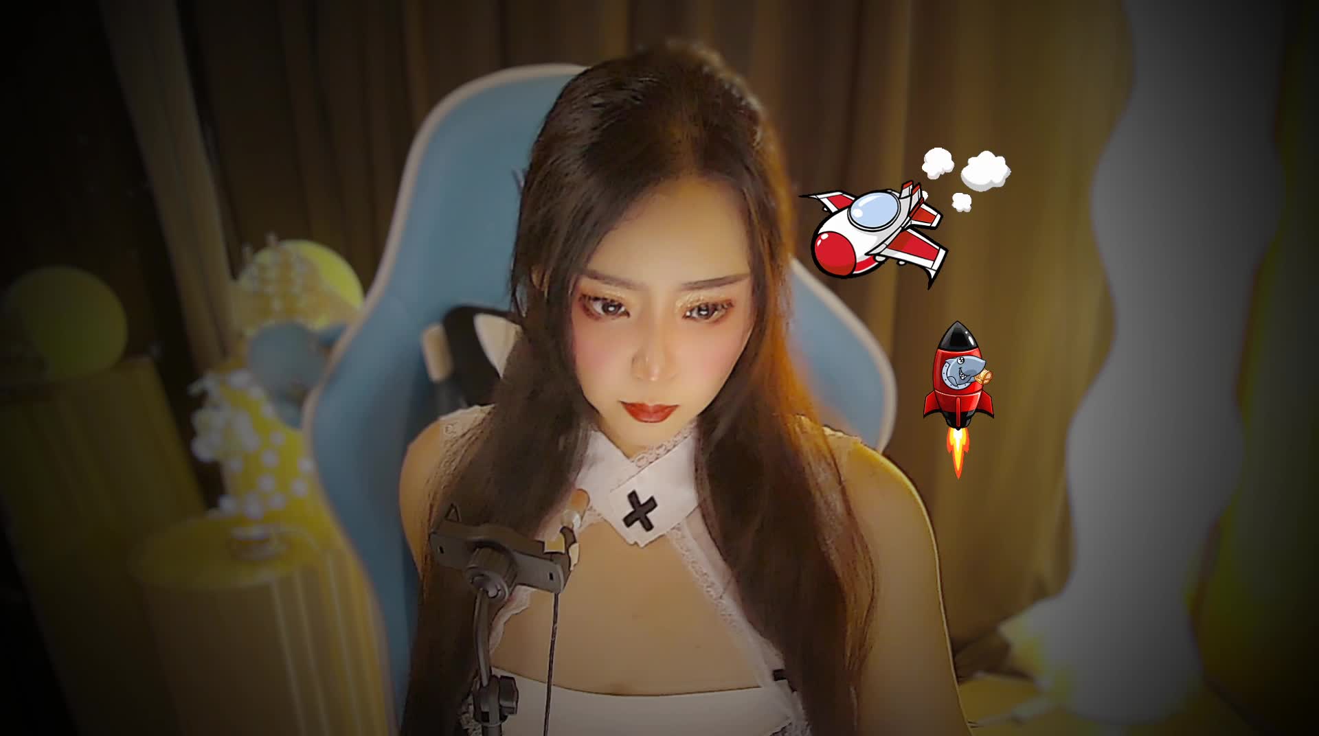 【定制助眠】飞机定制斗鱼小卉君减压ASMR 8