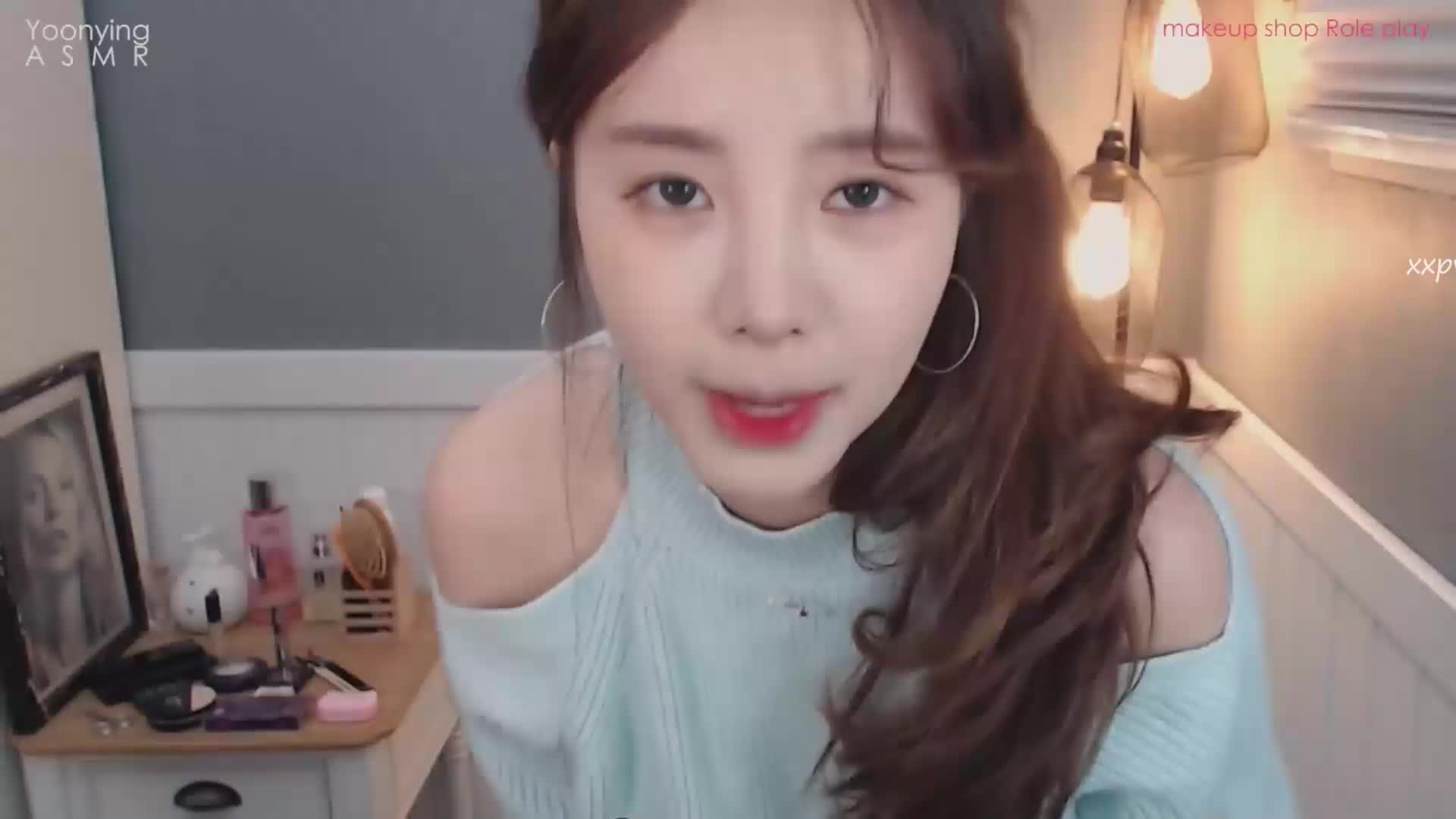 【其它助眠】YoonyingASMR系列之尹英的彩妆店开业!剧滋润的皮肤护理_女神降临妆容