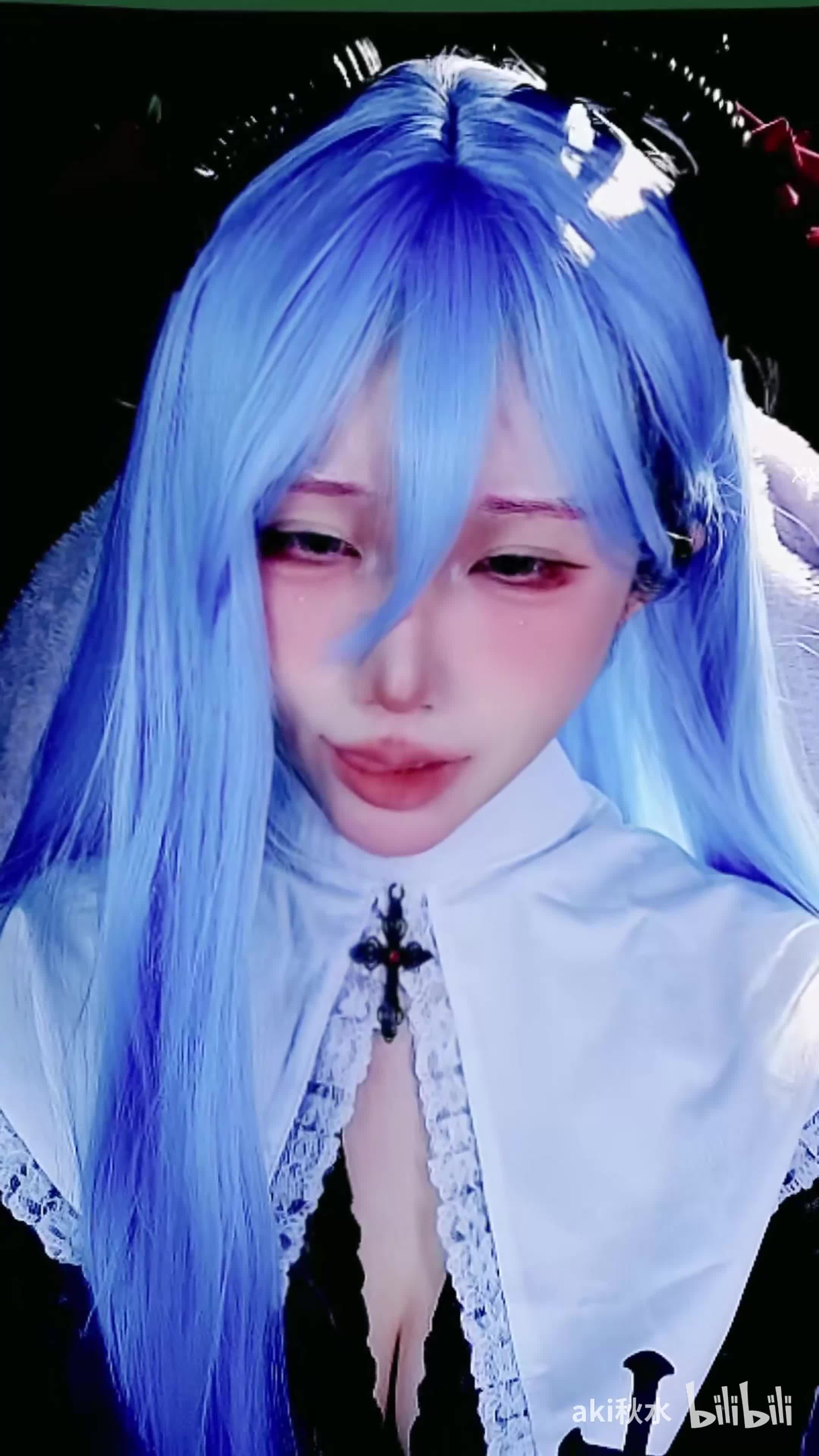 【福利助眠】Aki秋水充电福利ASMR助眠系列之修女魅魔の精油按摩